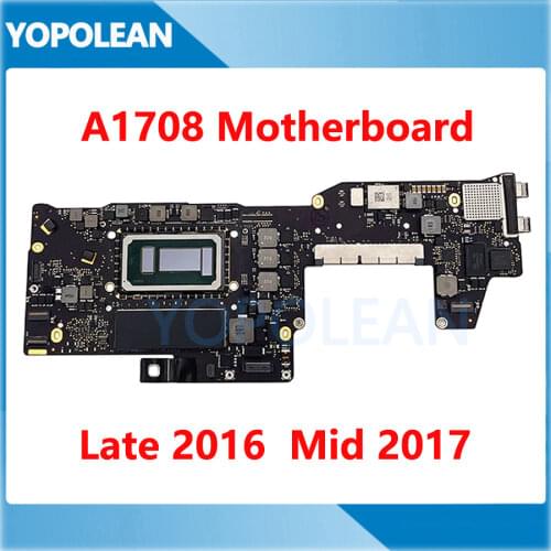Tested Motherboard For Macbook Pro 13" A1708 Logic board i5 i7 8GB 16GB 820-00875-A 820-00840-A 2016 2017