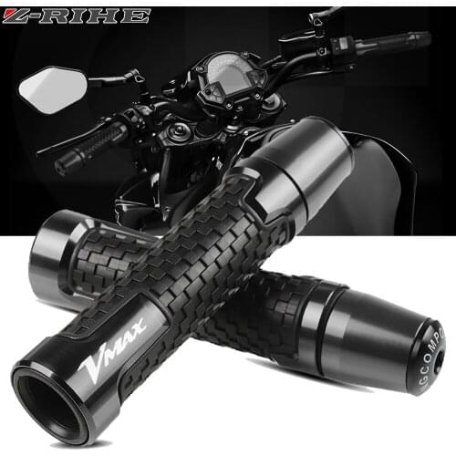 Motorcycle handlebar grips ends hand handle bar Grip for Yamaha V-MAX V Max Vmax 1200 1985-2016 2010 2011 2012 2013 2014 2015
