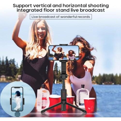 2021 New Handheld Gimbal Stabilizer Smartphone Bluetooth Selfie Stick For iPhone 11 Pro Max For Samsung For Xiaomi Mobile Phone