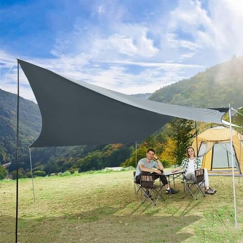 Waterproof Rectangle Sun Shade Sail Net Patio Garden Cover Pool Awning Canopy Outdoor Sun Shelter