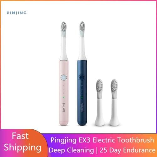 New YOUPIN MIJIA Pingjing EX3 Ultrasonic Automatic Toothbrush 25 Days Long Standby Teeth Whitening Adult Wireless Waterproof
