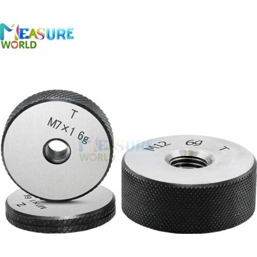 1set T Z M2 M4 M5 M6 M8 M10 M12 M14 M16 M18 M22 M24 6g Z Metric threaded ring gauge , measuring external thread pass stop
