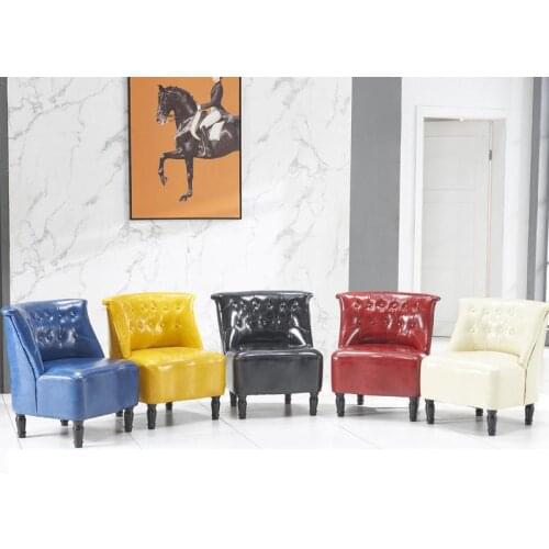 1000 Clothing Store Small Sofa European Retro Single Double Three Bedroom Rental Room Sofa American Leather Fabric Sofa