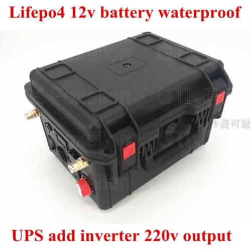 12.8v 12V 100AH,120AH 150AH Lifepo4 Battery with UPS 220v output solar power portable power high capacity + 14.6v 10A charger