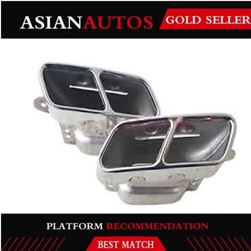2pcs/set Exhaust Pipes Tail Muffler Tips for Mercedes Benz W251 R280 R300 R320 R350 R400 R500 R63 A2214901527