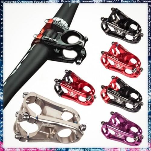 2021 New KRSEC CNC Aluminum Bicycle Short Stem 50mm Ultra-light MTB Bike Bicycle Handlebar Stem 28.6*31.8mm Bicycle Parts