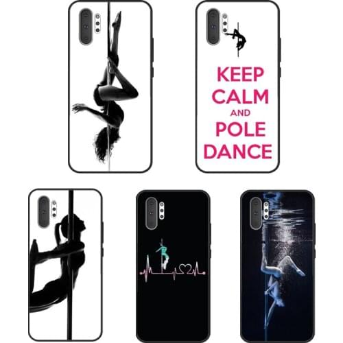 Pole dance dancing Fitness Case Cover For Samsung Galaxy S21 S20 Ultra Note 20 S8 S9 S10 Note 10 Plus S20 FE Coque