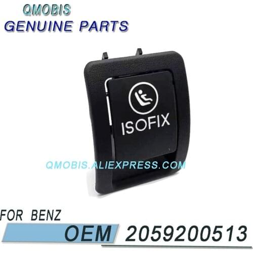 CloudFireGlory For Mercedes W205 C300 C350 C200 C180 Car Styling Black ISOFIX Switch Cover 2059200513