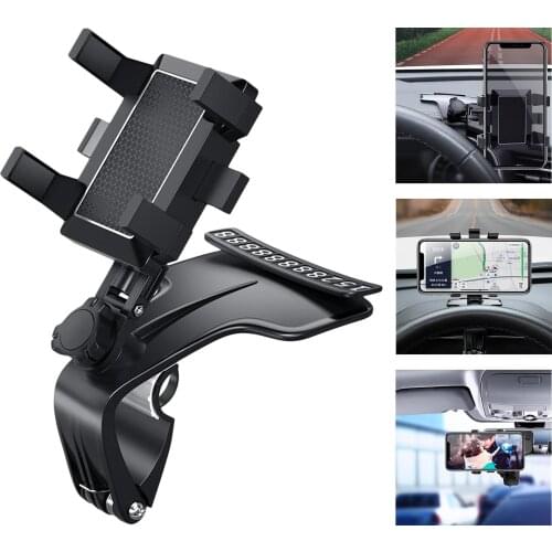360° Car Mobile Phone Holder Stand Mount Clip Adjustable Easy To Switch