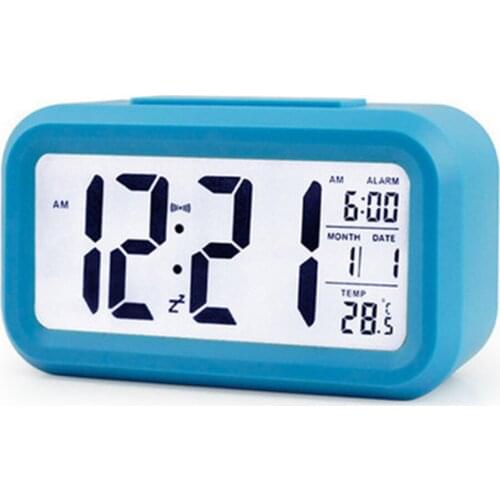 Hot Selling Good Assistant LED Digital Alarm Clock Backlight Snooze Mute Calendar Desktop Electronic Desk Clock