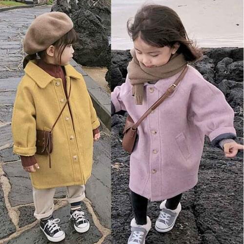 Little Loach Autumn Coats For Girls