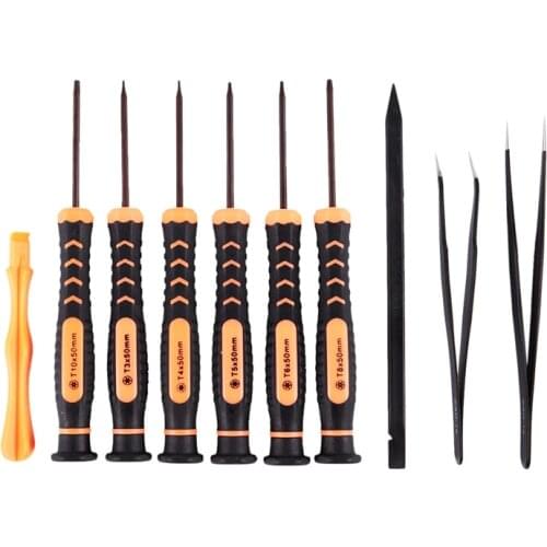 10 in 1 Torx Screwdriver Set with T3 T4 T5 T6 T8 T10 Torx Bit Suitable for Disassembly and Repair Of Electronic Equipment Such A