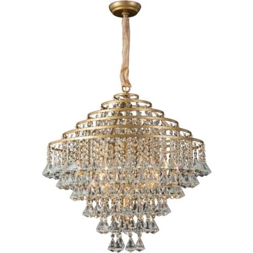 New Modern Crystal Chandelier Living Lighting AC110V 220v Lustre Bedroom Cristal Plafonnier