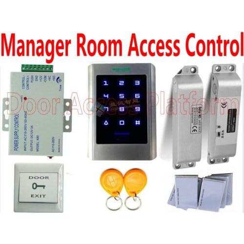Office Manager Rooms Security control Touchable keypad password/pin code high end access control bolt lock+Power supply+EM card