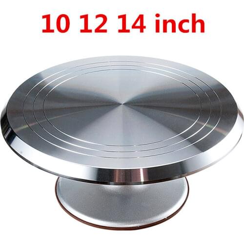 Cake stand Baking tool 10 12 14 inch mounted cream cake table Turntable Rotating table stand base turn around Decorating table