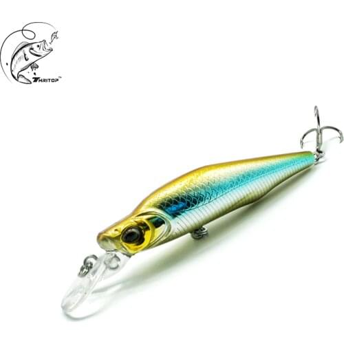 Sinking Minnow Hard Bait 75MM 8.5G Thritop 5 Various Colors Long Casting TP137 Dive 1.5 Meters Quality Wobblers Fishing Lure