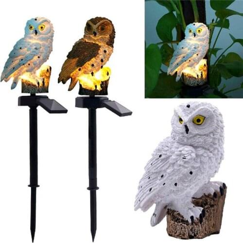 Solar garden lamp, solar garden lamp, paddock lamp, owl lamp, indoor and outdoor decorative lamp