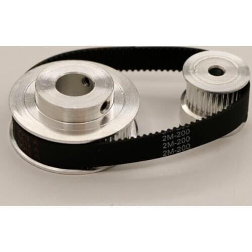 Timing Belt Pulley GT2 30teeth 60teeth Reduction 1:2/2:1 fit for belt width 10mm Bore 5&10mm 3D printer accessories