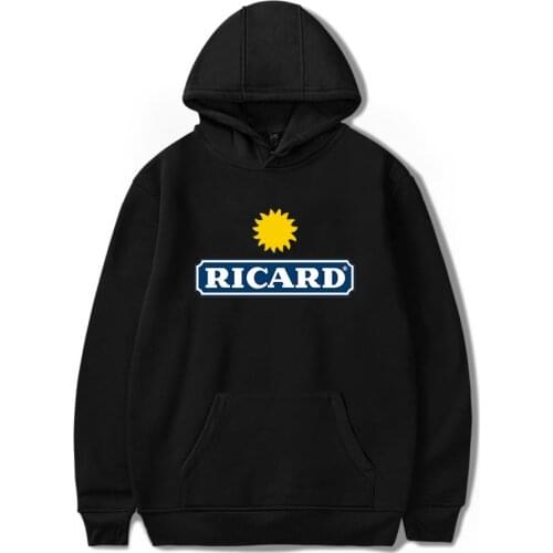 Trendy Men Sweatshirts RICARD Hoodie Bluza Damska Streetwear Pink Clothing Polerone Winter Clothes Women Harajuku Pullover Tops