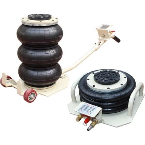 Airbag jack, car-mounted maintenance, tire replacement, horizontal pneumatic three-layer rubber pressure jack