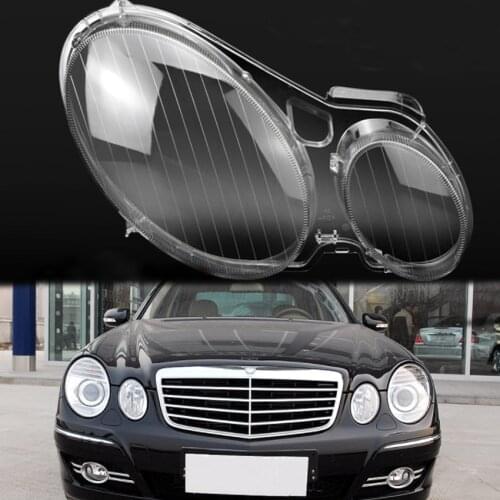 W211 lens Front headlight cover Lens protective case Front headlight transparent glass for Mercedes-Benz W211 E200 E240 E350E300