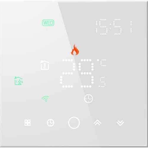 Wifi Touch Thermostat Controller For Electric Underfloor Tile Heating 85V To 240V