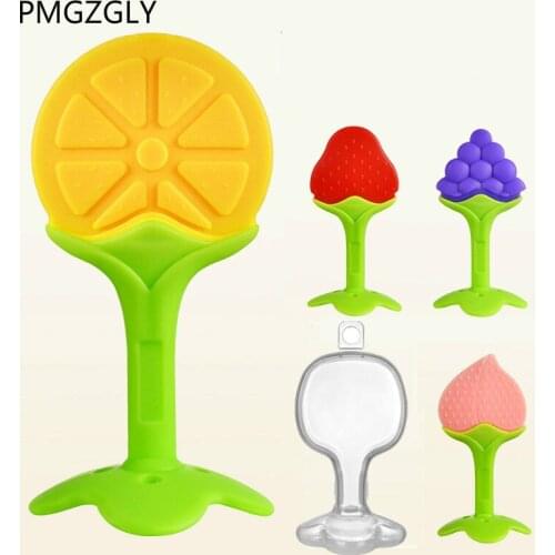 1pcs Molars Baby Teether Safe Toys Toddle Pacifier Teething Ring Silicone Chew Dental Care Toothbrush Nursing Beads Gift Infant