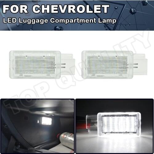 White LED Trunk Luggage Compartment Lamp Interior Light For Chevrolet Camaro Corvette Cruze Cadillac ATS CT6 SRX XTS Opel Astra