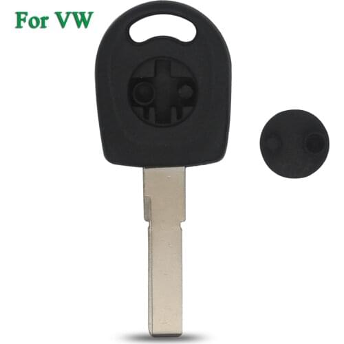 Bilchave For VW Volkswagen Passat Remote Car Key Shell Transponder Case No Buttons With Uncut Blade Replacement