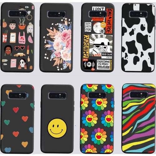 TPU Cover For Samsung Galaxy Note 8 N950F N950 Soft Silicone Case For Samsung Galaxy Note8 Back Phone Cases Printing Shells Bags