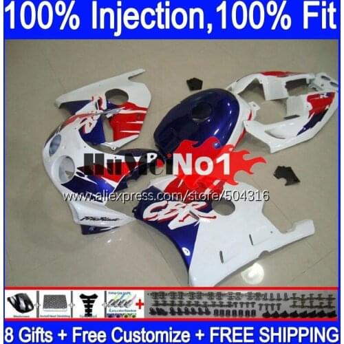 Injection For HONDA CBR 250RR CBR250RR 90 91 92 93 94 135MC.20 MC22 CBR250 RR 1995 1996 1997 1998 1999 OEM Fairing glossy white