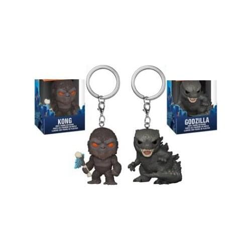 King Kong Godzilla Keychain PVC Action Figure Collection Model Toys For Children