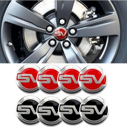 62mm Car Wheel Center Caps for Land Rover SV Logo Range Rover Evoque Vogue Discovery 5 3 2 Freelander Auto Hub Cover Accessories