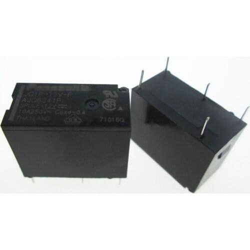 HOT NEW 12V relay JQ1P-12V-F 12V JQ1P-12VDC-F JQ1P12VF 12V 12VDC DC12V 5PIN 50pcs/lot