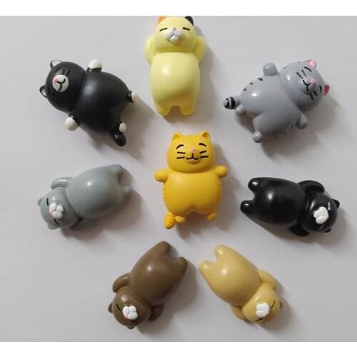 Cartoon Pet Cat Pattern Home Decoration Stickers, Refrigerator Magnet Stickers, Refrigerator Kitchen Decoration