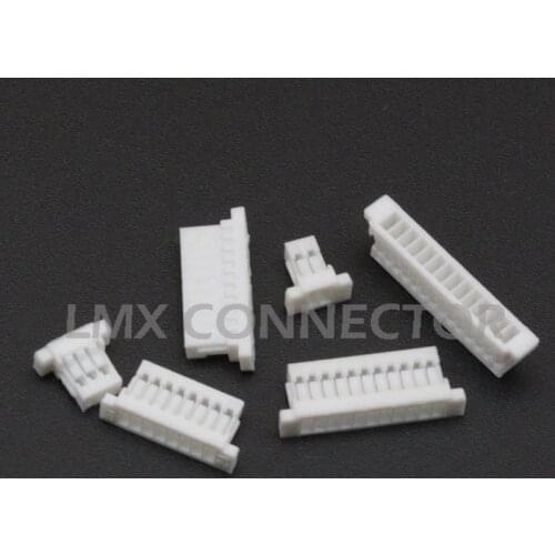 50PCS JST SH1.0 Connector 1.0mm Pitch Housing Wire to Board 2P 3P 4P 5P 6P 7P 8P 9P 10P 11P 12 Pin