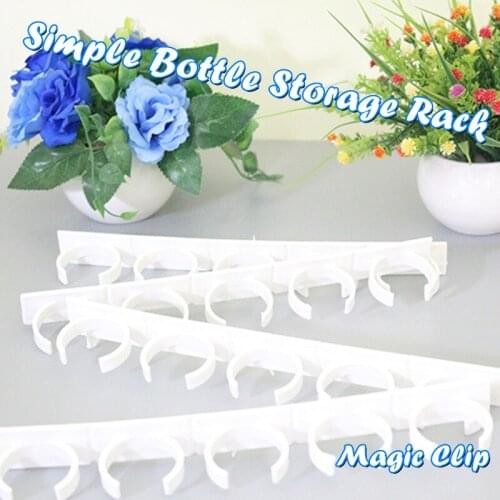4/8 Pcs Simple Bottle Storage Rack Easy To Use Remove Cabinet Door Hooks Jars Spice Holder Organizer Space Saving Kitchen Tool