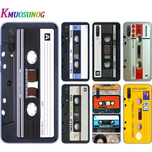 Vintage Magnetic tape Cassette For Xiaomi Mi 11i 11 10i 10T 10 9T 9SE 9 8 A3 CC9 CC9E Note 10 Lite Pro Ultra Soft Phone Case