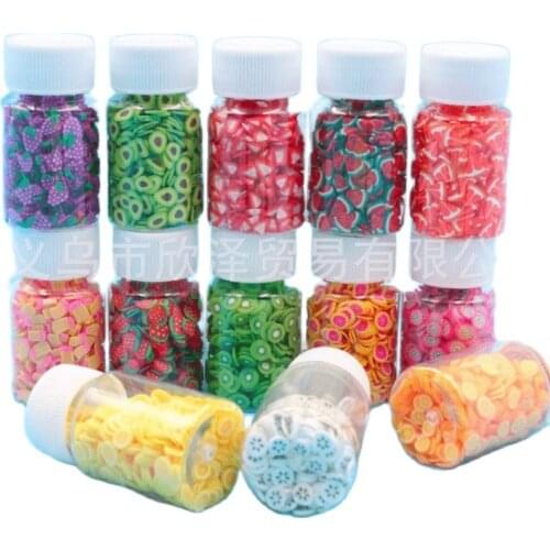 20ML Bottled Resin Filling Glitter Soft Clay Slime Kawaii Mini Fluffy Mud Clay Soft Pottery Chips Crafts Resin Mold Decoration