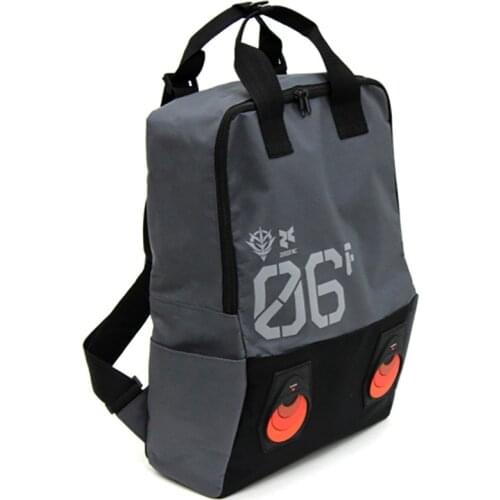 GUNDAM MS-06F ZakuⅡ Cosplay Canvas Backpack Students Shoulders Bag Schoolbags Laptop Bags