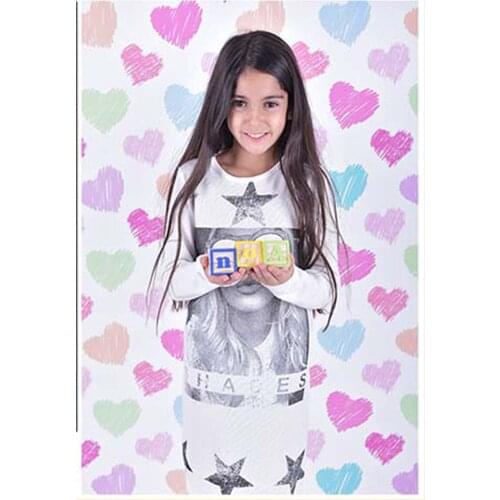 150*200cm New Arrival Sweetheart Background Kids Birthday Vinyl Backdrops for Photography Digital Baby Photo Props Custom