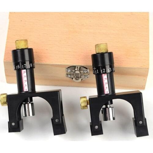 2Pcs /set Wood Planer Jointer Knife Setting Jig Planer Blade Woodworking Cutter Aligner Plastic with Magnet Material