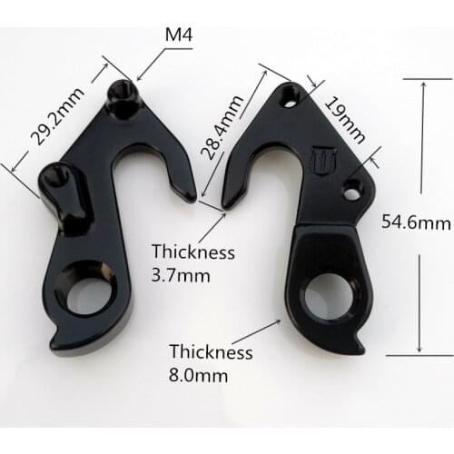 2pcs MTB road Bicycle Gear Derailleur Hanger dropout Cycling transmission Rear hook For Focus Hanger Various Brand RA-TS 451236