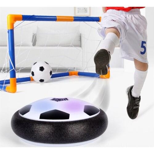 2020 HOT LED Light Flashing Air Power Soccer Ball Disc Toy Indoor Suspended Football Hovering Gliding Toys