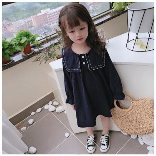 2021 New Autumn Girls Academy StyleLong Sleeve Dress princess