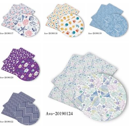 50*150cm New Hot Sell Cartoon Cow Pattern Printed Leather Polyster Cotton Liverpool Bullet Fabric for DIY Handmade By Yards