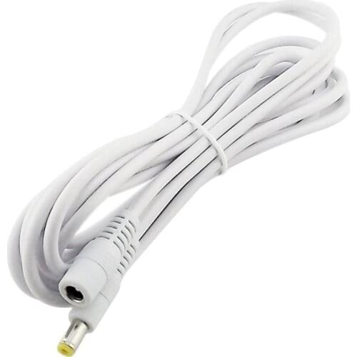 3M DC Power CCTV 5.5mm x 2.5mm Female To Male Plug Adapter Extension Cable Data Charging Cable Cord Adapter