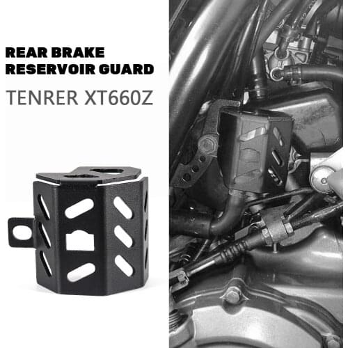 Motorcycle Accessories Rear Brake Reservoir Protective Guard OIL CUP Protector Cover For Yamaha Tenere XT660Z XT 660 Z XTZ 660