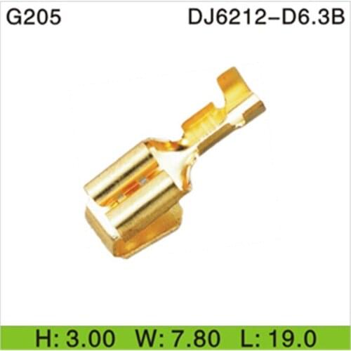 Free shipping 1000pcs Car Electronics & Motorcycle Accessories & Parts G205 Female terminal connector