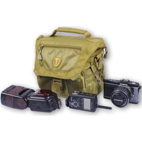 Krypton Green Tenba Vector Shoulder Insert Partition Padded Inner Bag Case+Waterproof Rain Cover for DSLR Camera+Lens+Flash Unit